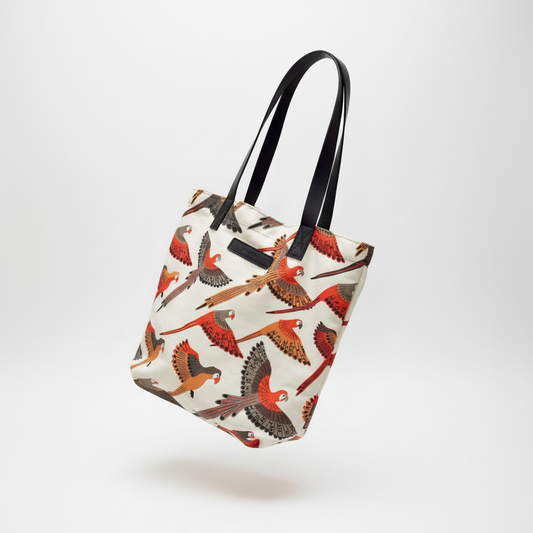 Leather Handle tote